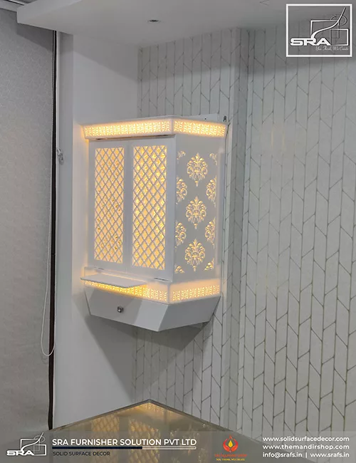 Corian Temple With Shutter Design