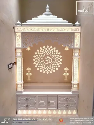 Customize Corian Pooja Temple