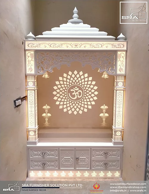 Customize Corian Pooja Temple A