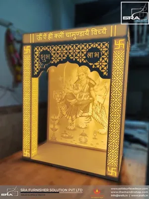 Maa Durga Corian Mandir Design