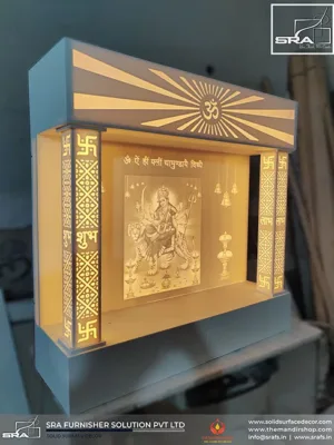 Maa Durga Corian Temple Design