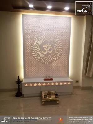 Om Corian Backlit Panel Design
