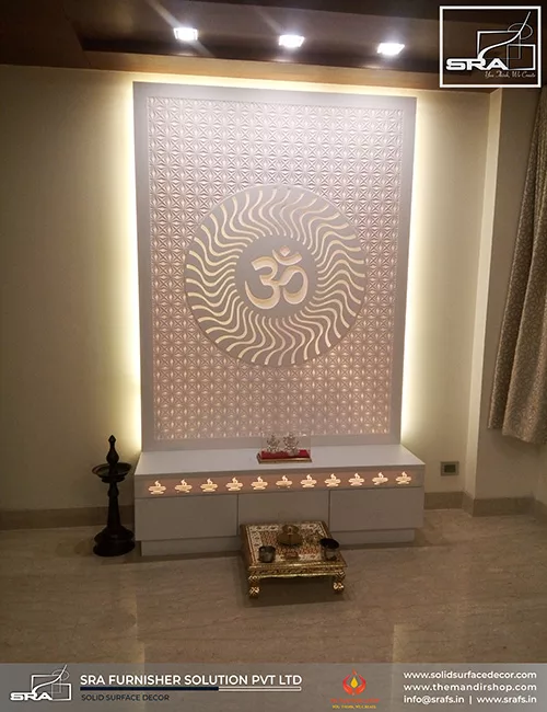 Om Corian Backlit Panel Design