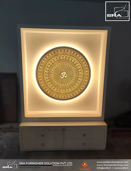 Om Design With Cove Light Temple