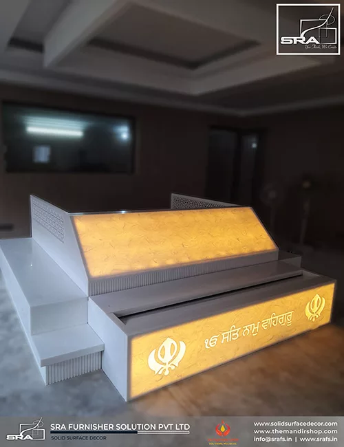 Palki Sahib Design In Corian