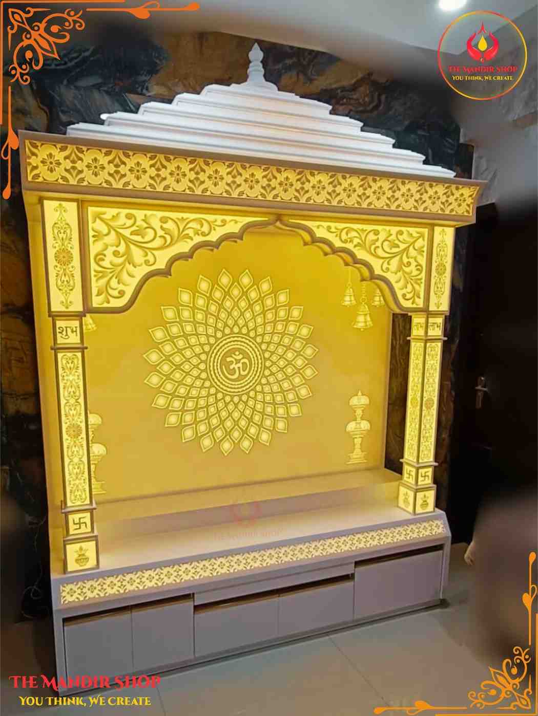Corian Pooja Mandir