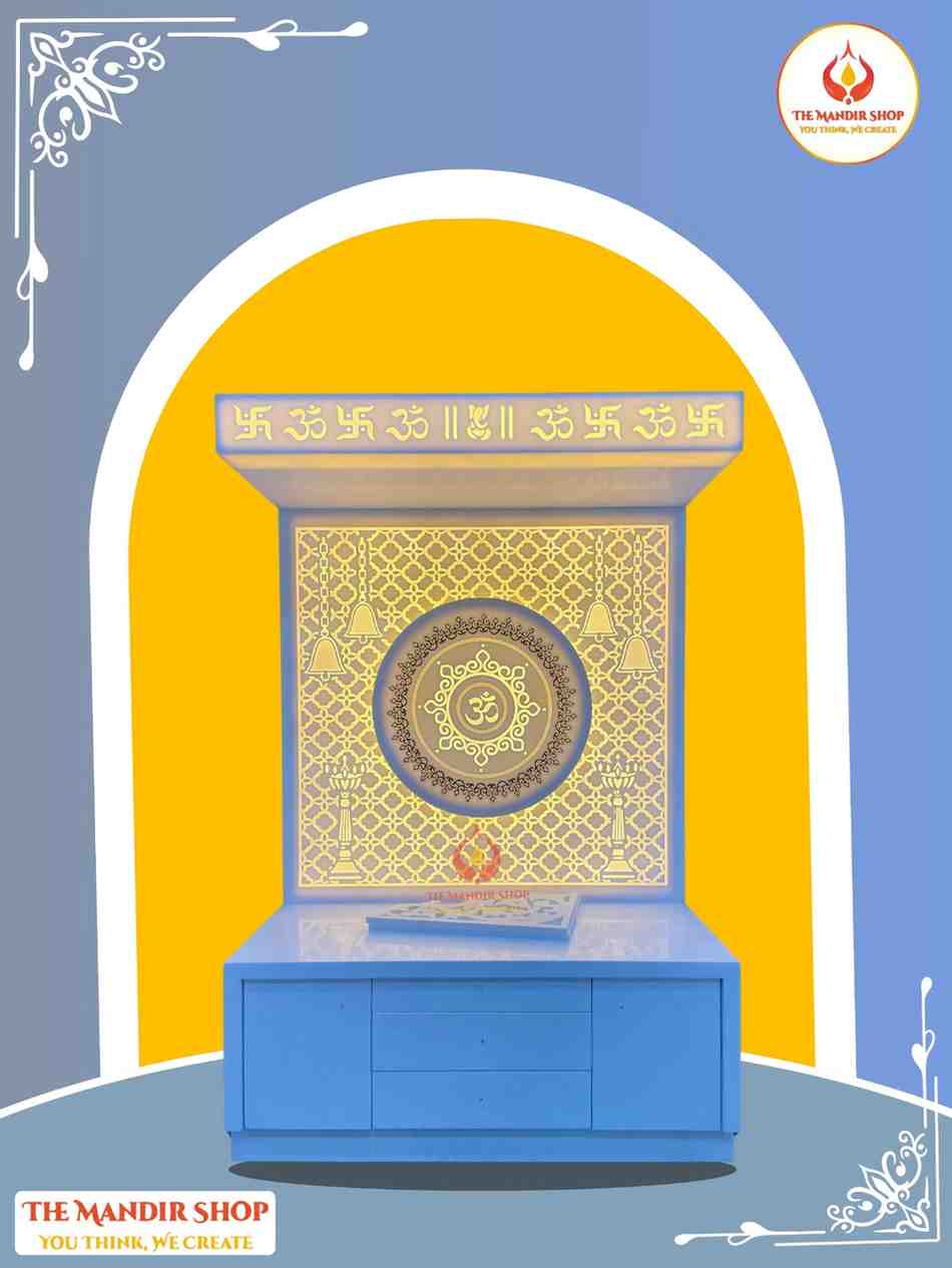 Beautiful Corian Om Mandir