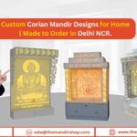 Custom Corian Mandir Designs for Home | Made to Order in Delhi NCR