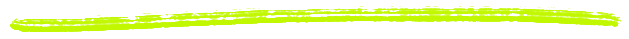 A bright lime green, unevenly painted horizontal brush stroke on a transparent background. The stroke has a rough, textured appearance with some splatters and irregular edges, giving it an artistic feel. It spans across the width of the image, with no other objects or details present in the background.