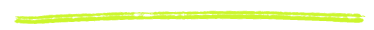 A horizontal wavy green line on a white background. The line is bright and has a rough, hand-drawn appearance.