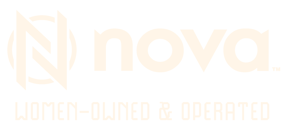 Nova logo, women-owned business