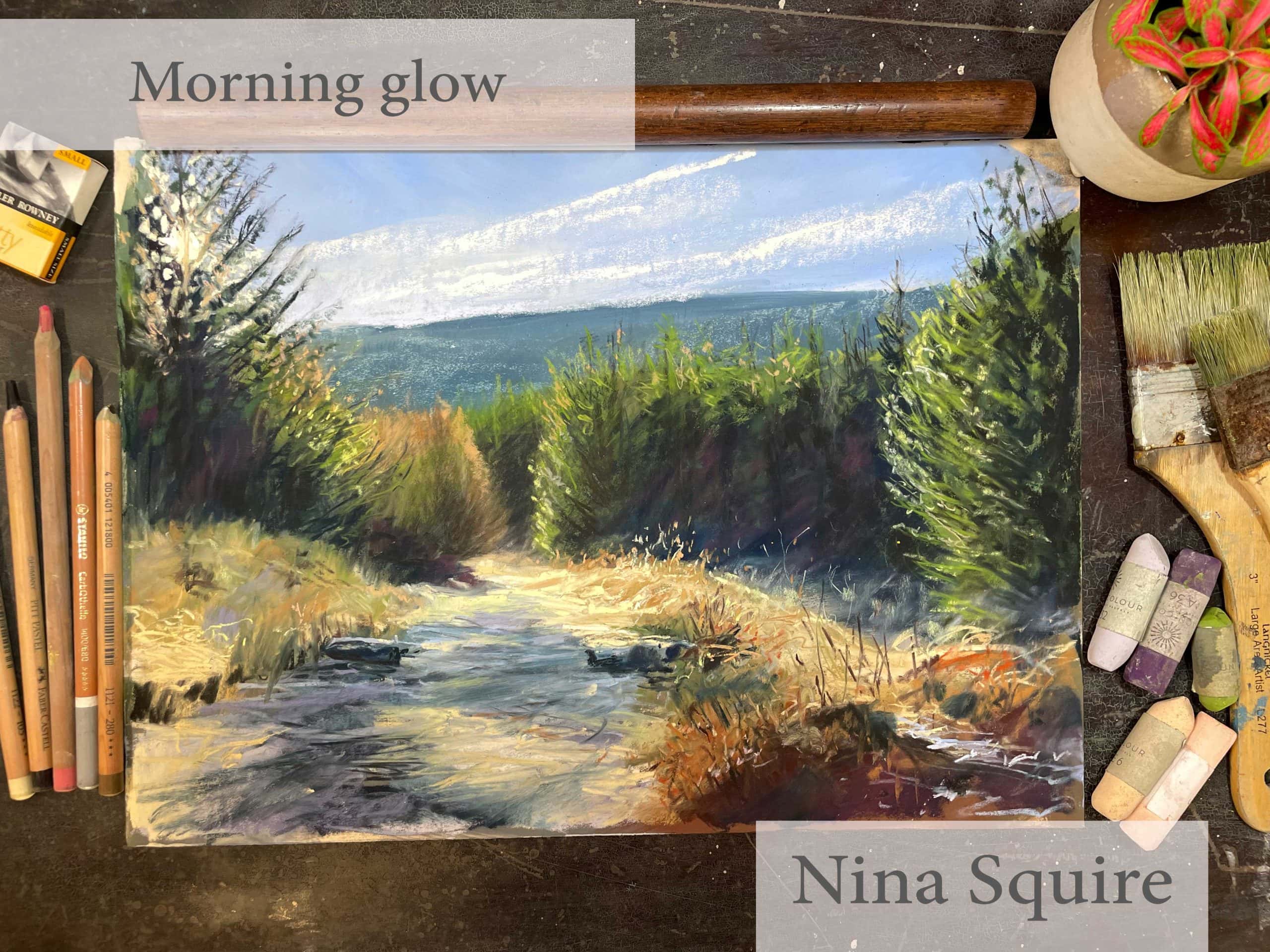 Morning glow soft pastel workshop with Nina Squire