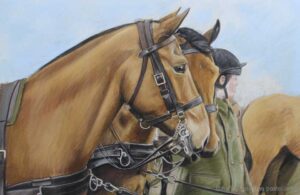 Portrait of The Kings Troop by Nina Squire