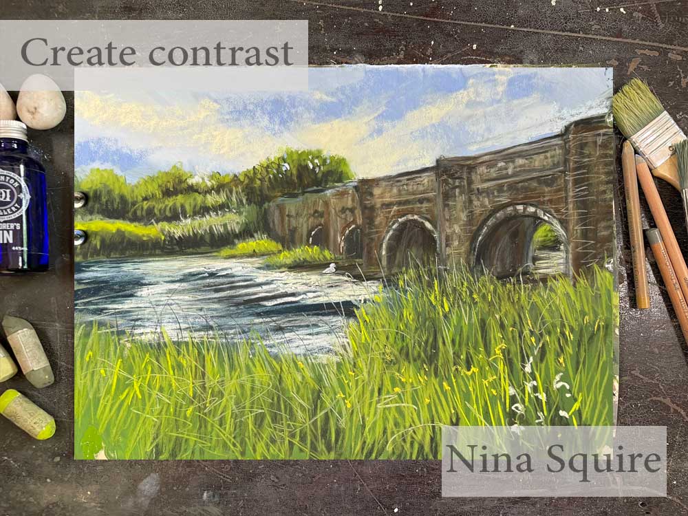 Artwork by Nina Squire - contrast and bridges