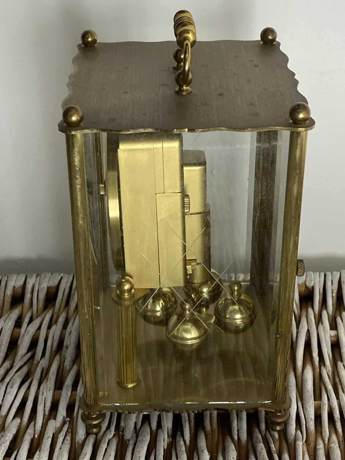Vintage President Quartz Brass Anniversary Carriage Clock,battery  operated gold tone SOLD - Image 6