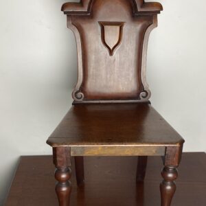 Wonderful Gothic Victorian Hall Chair in Excellent Condition with Fabulous Patina sold
