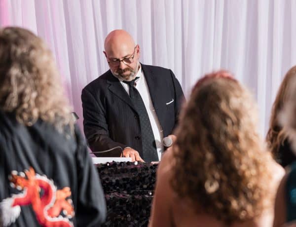 DJ Funkiphil performing at an event