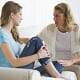 Mother talking to teen about feelings - parent-child communication therapy Sarasota FL