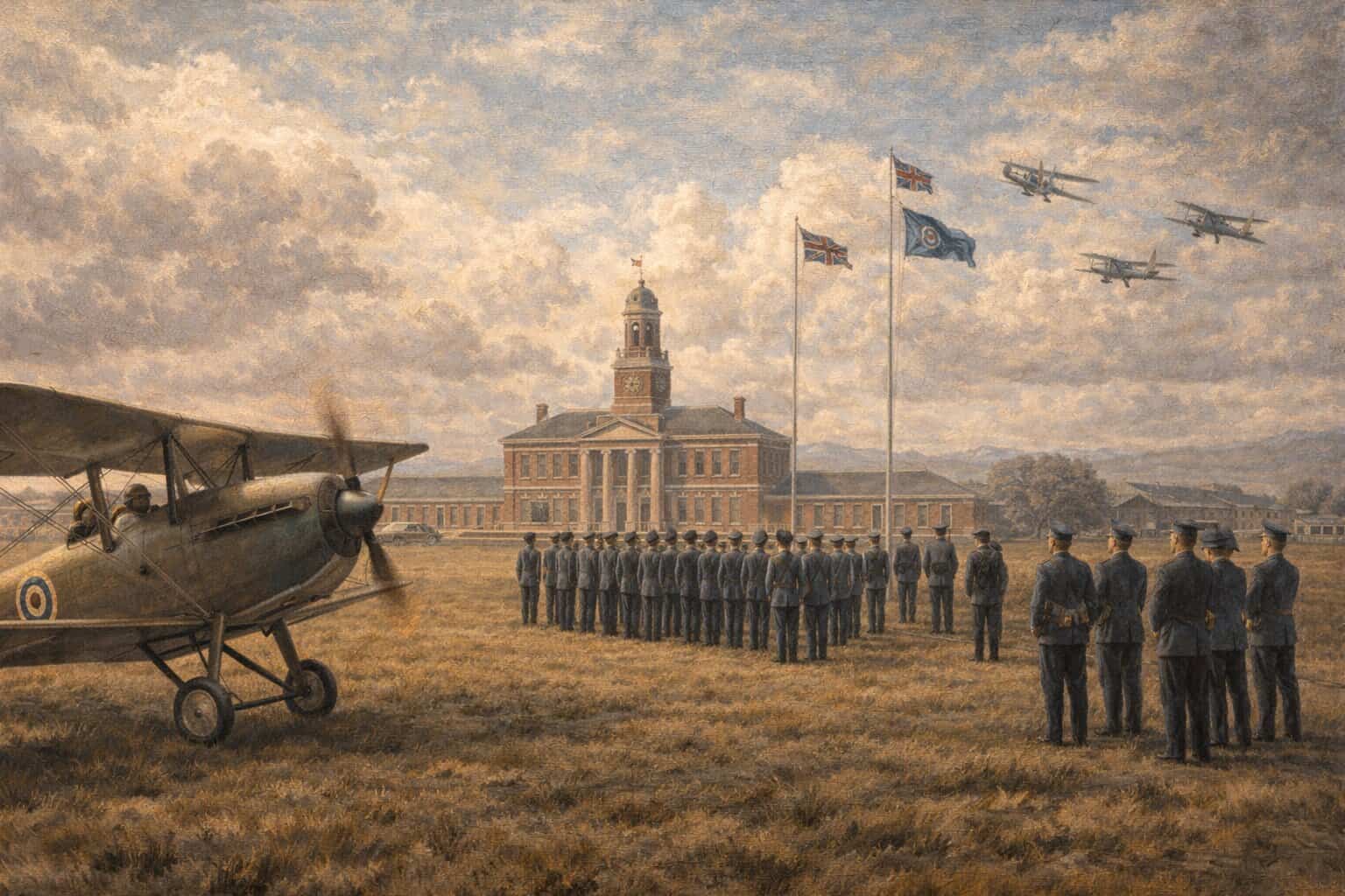 Royal Air Force College Opens at Cranwell