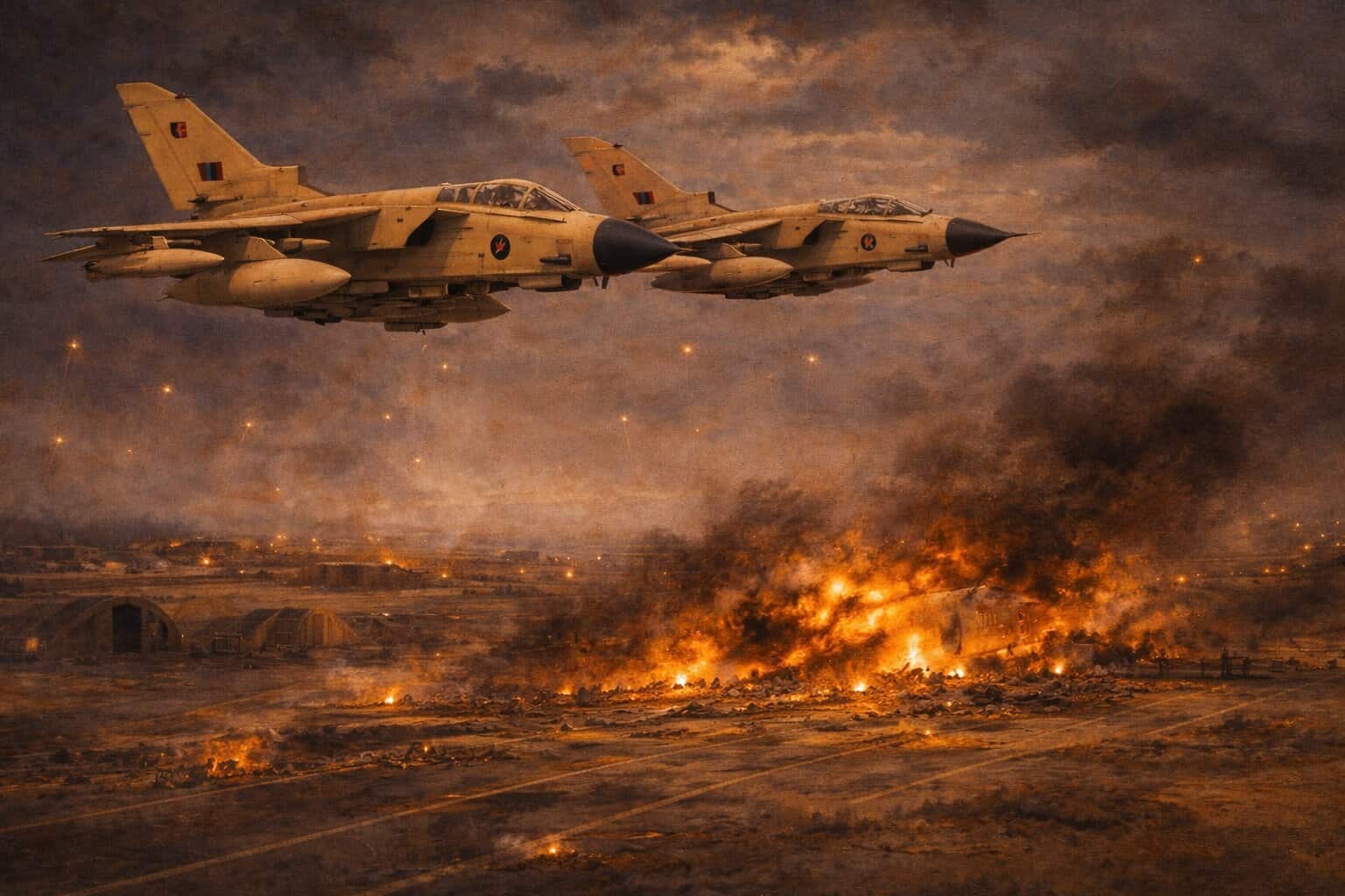 Desert Storm Begins In The Gulf War