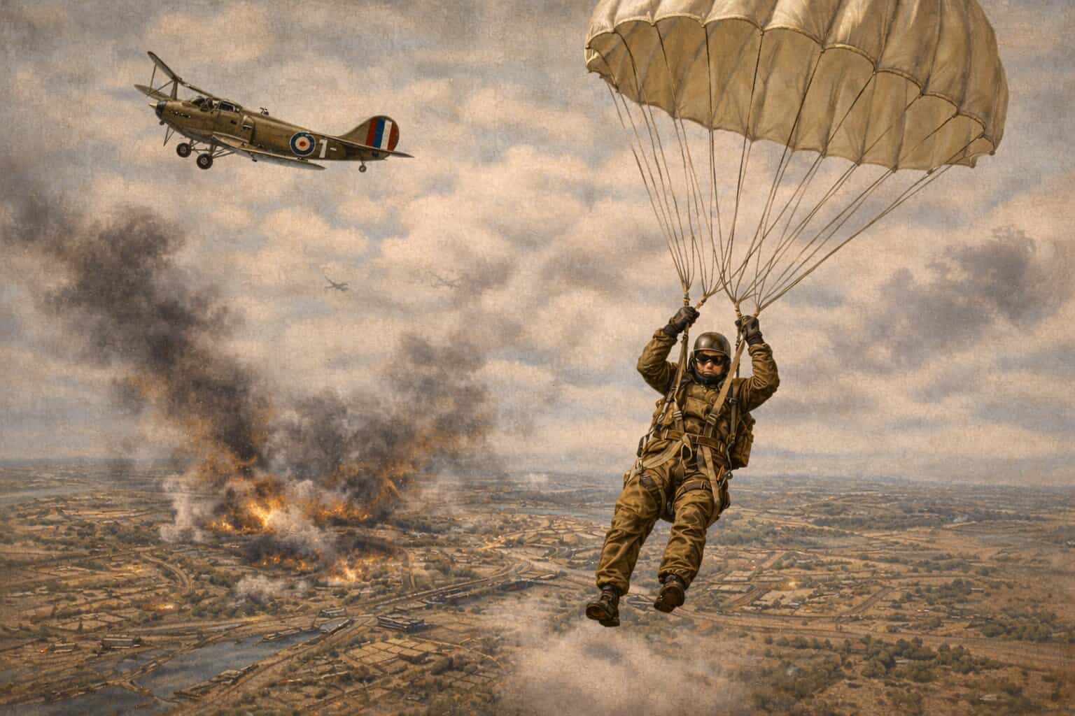 First British Service Parachute Jump