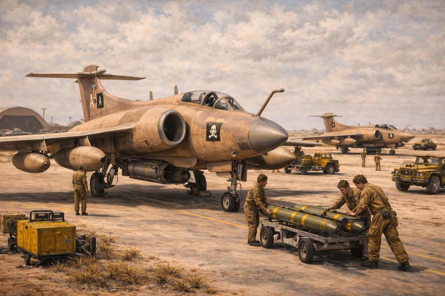 The RAF Deploys Blackburn Buccaneers to the Gulf