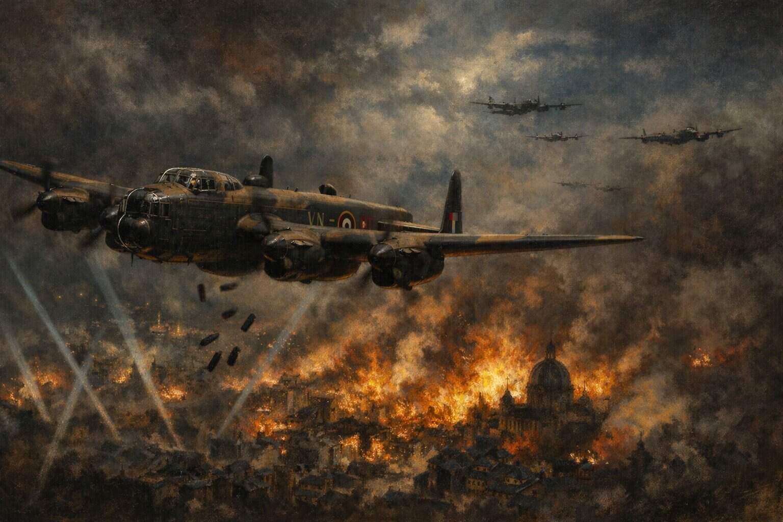 RAF Bomber Command Begins the Dresden Raids