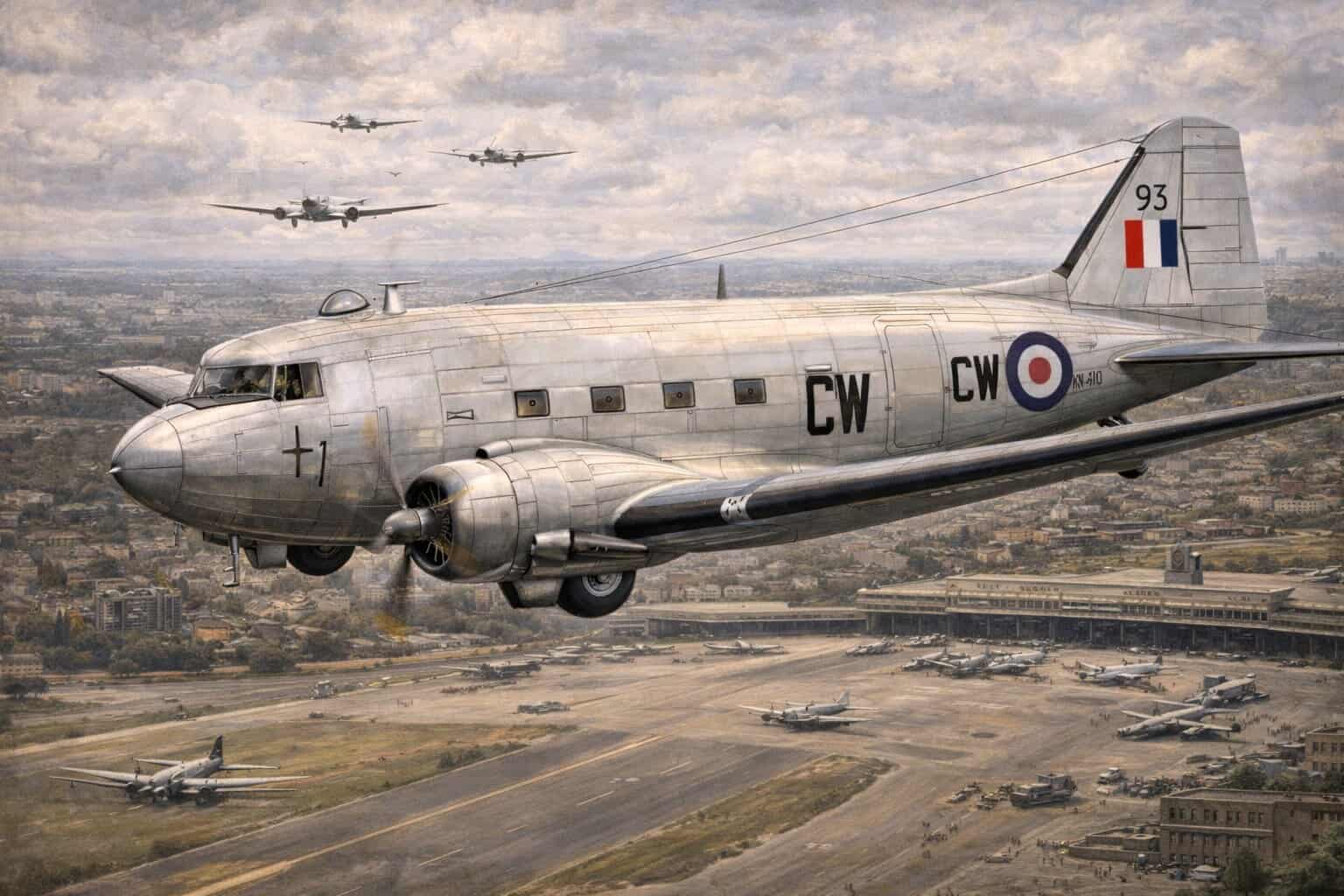 Berlin Corridor Crisis RAF Argosy Flights Hold Firm