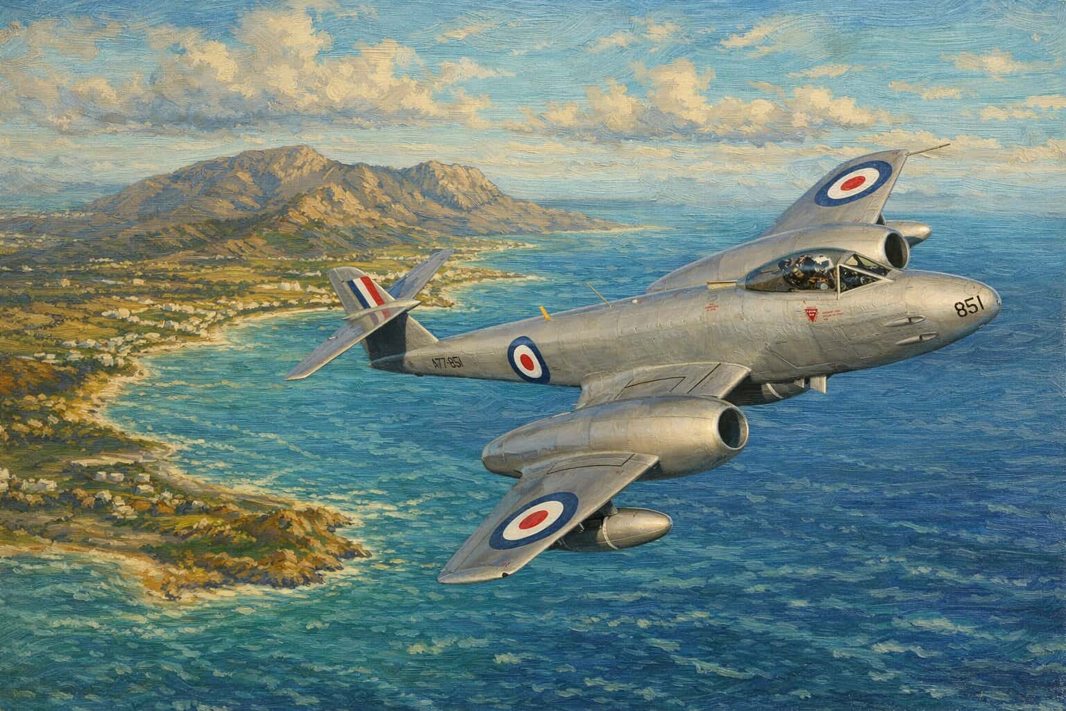 Canberra Cyprus Run Showed RAF Jet Speed and Reach