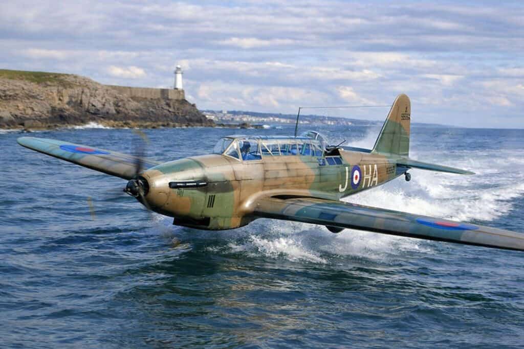 Fairey Battle L5019 Lost off Porthcawl in Training Crash