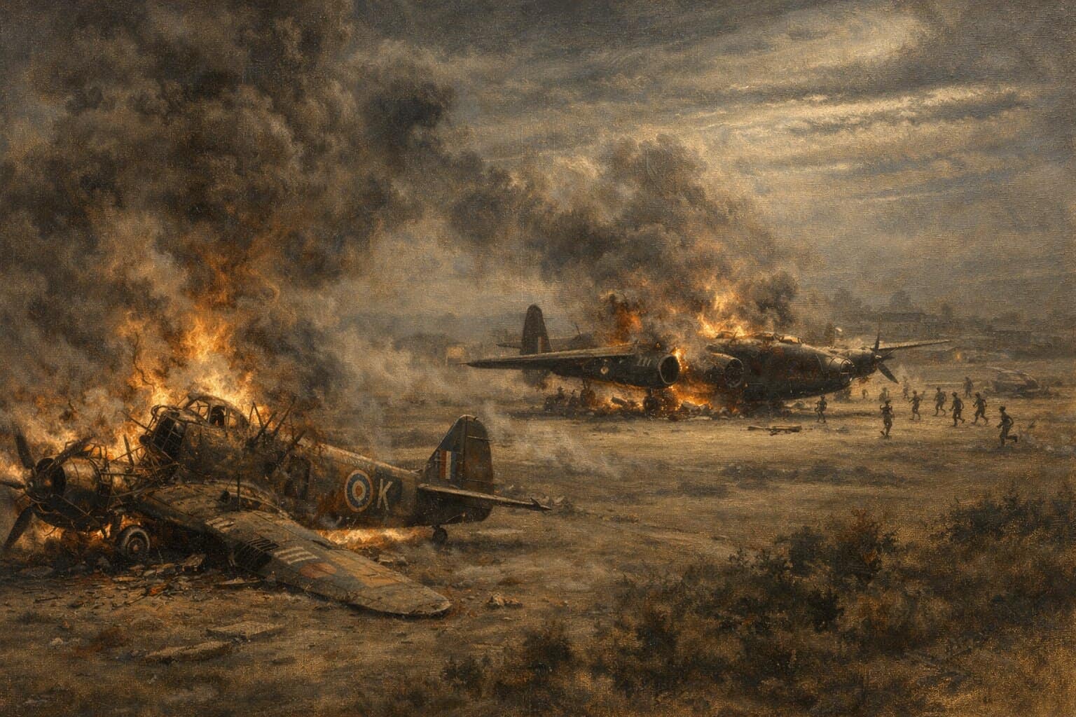 Irgun Attacks RAF Bases Across Palestine in June 1946