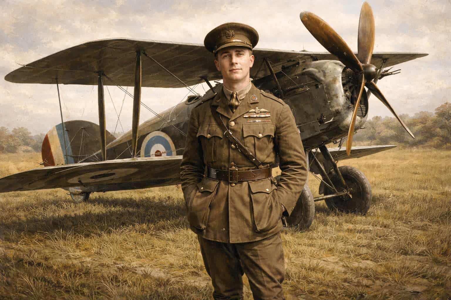 James McCudden Awarded the Military Cross in March 1917