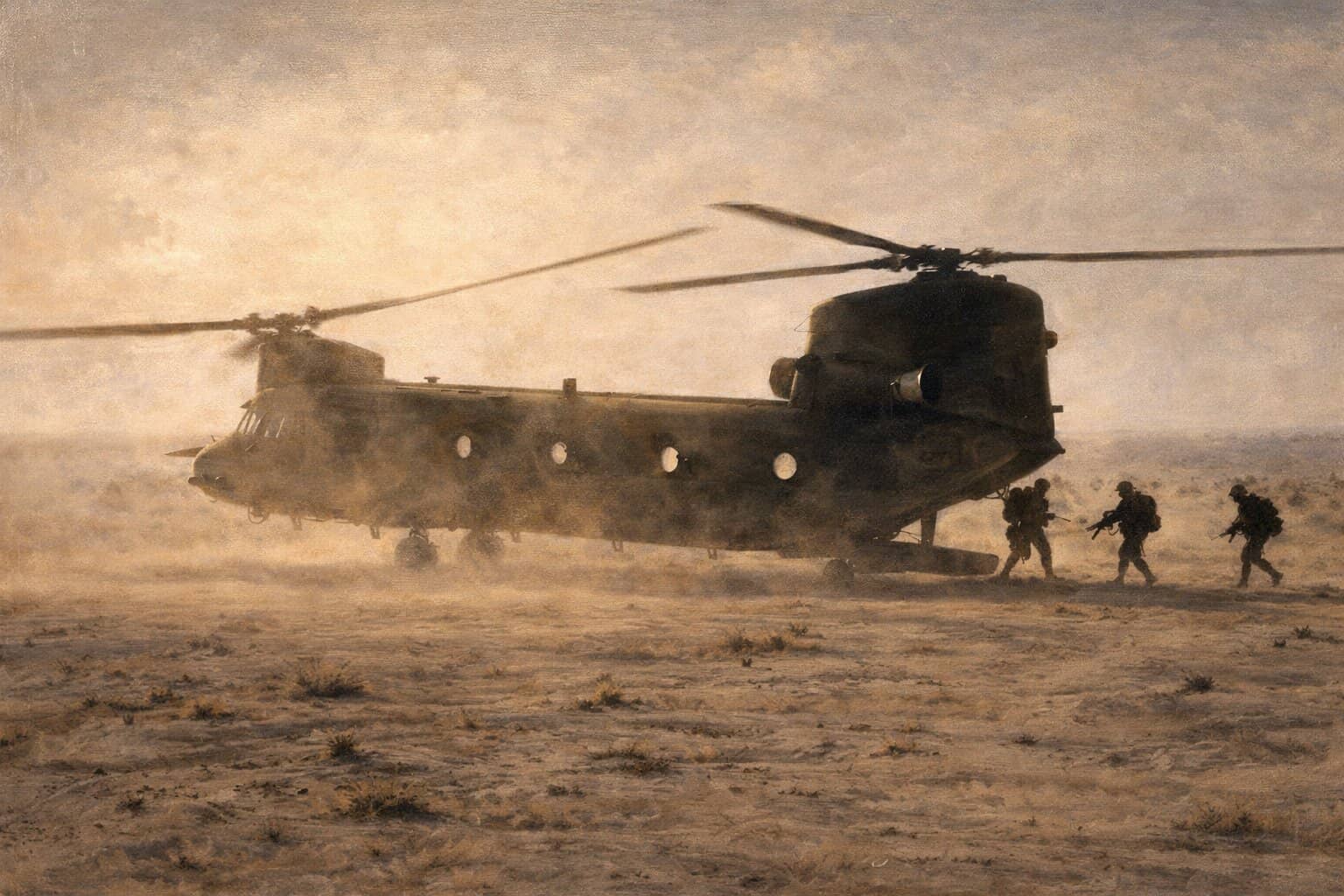 Operation Haven: RAF Chinooks Lift Aid to Kurdish Refugees