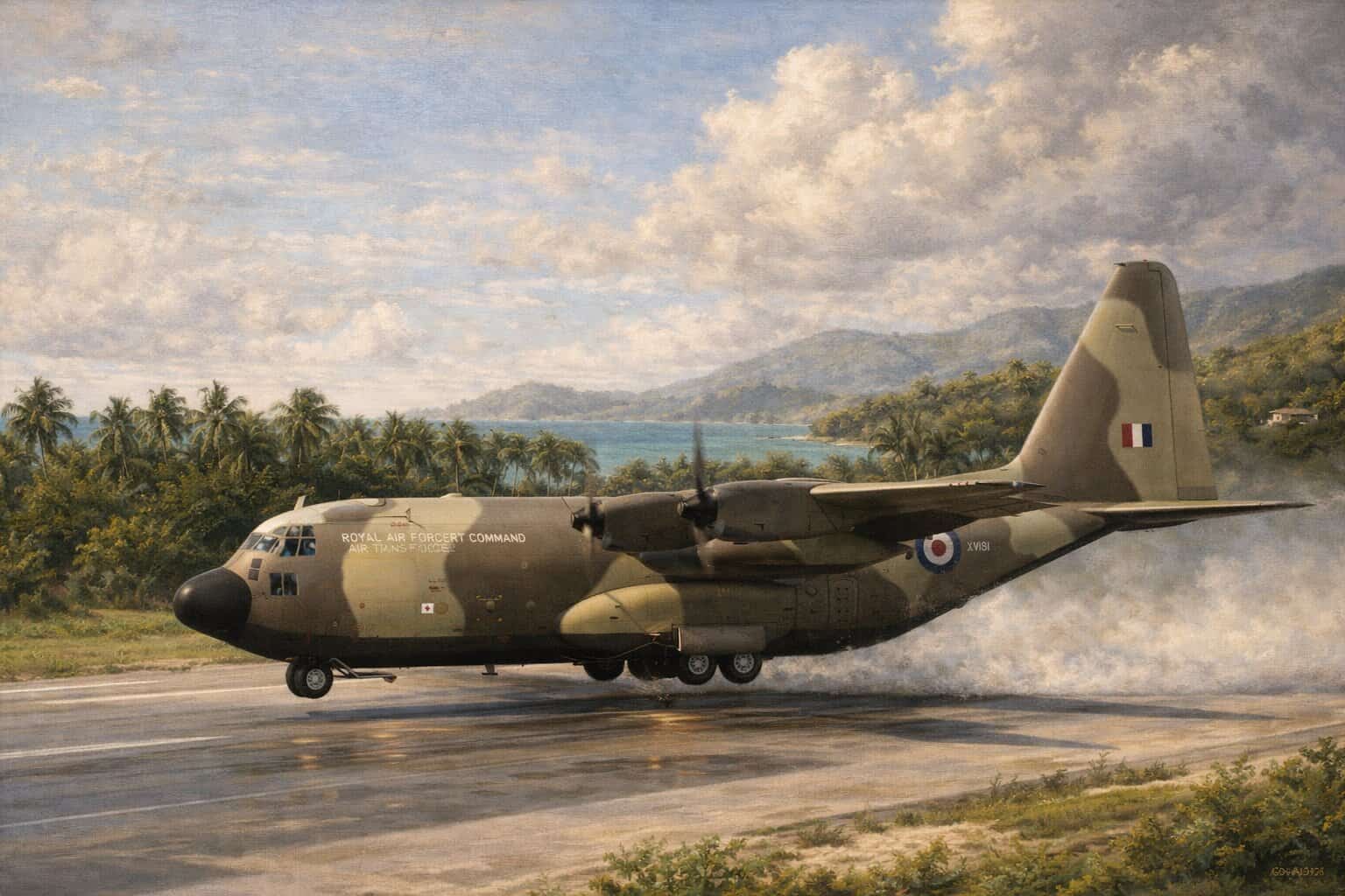 RAF Supports the Anguilla Airlift