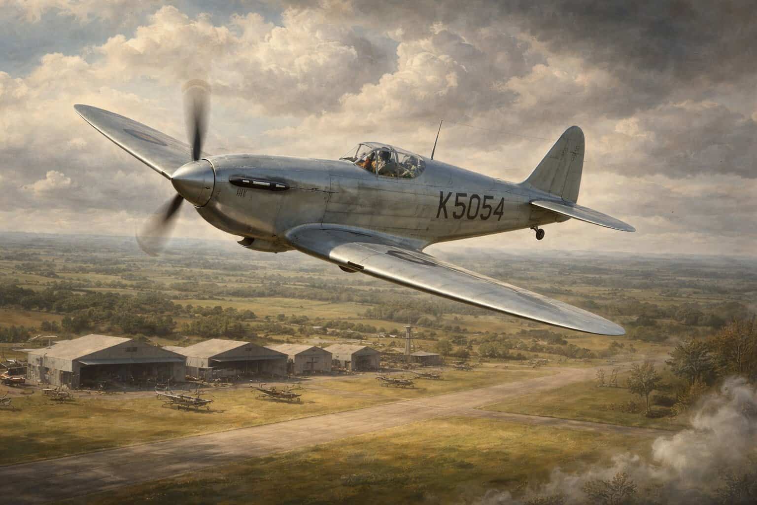 Supermarine Spitfire Prototype K5054 Makes Maiden Flight