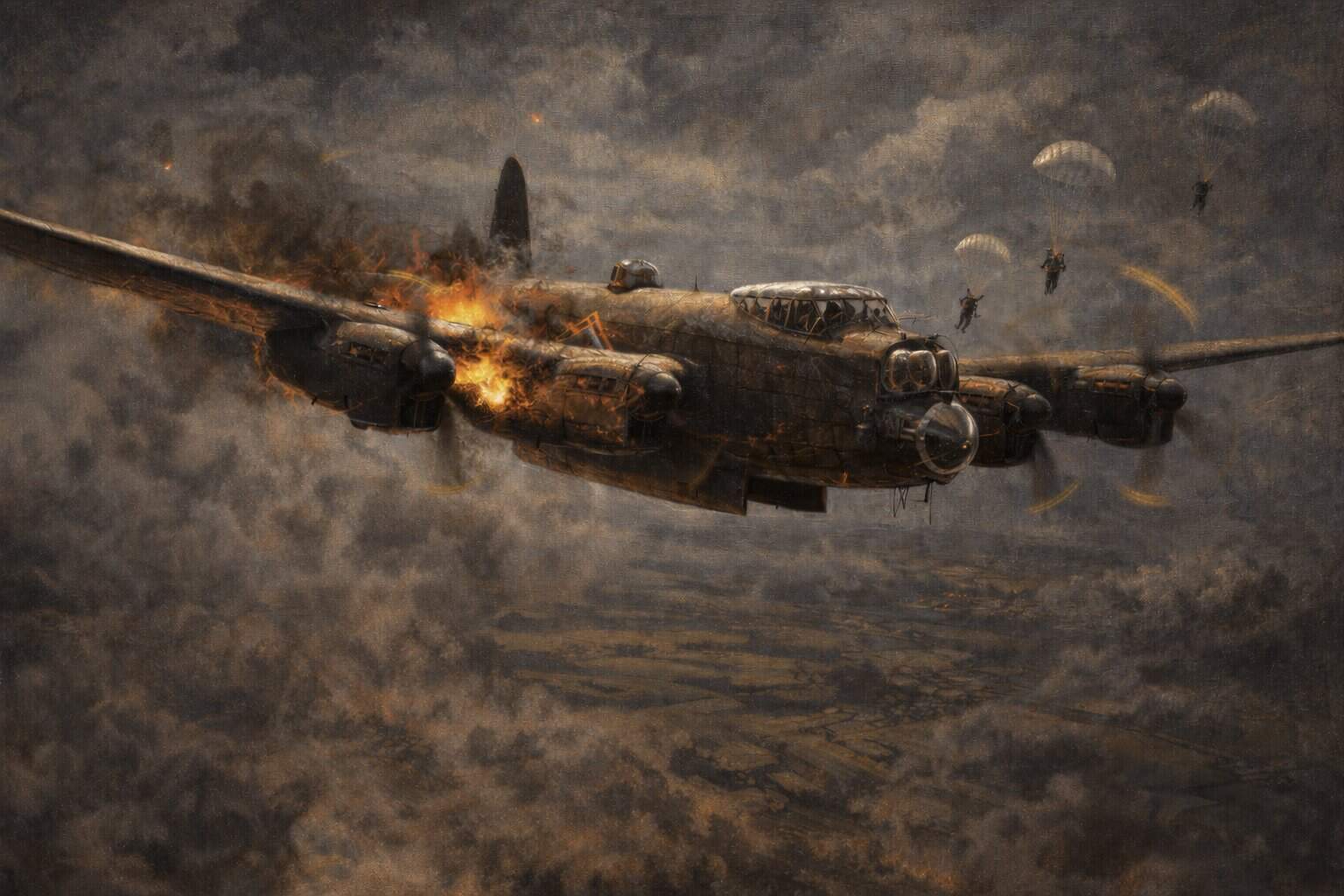 Ted Swales VC Master Bomber on the Pforzheim Raid