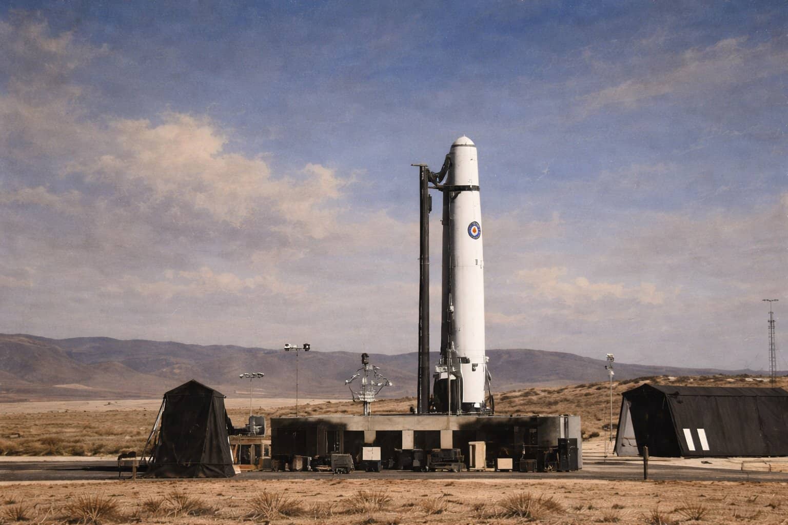 Thor Missile Test Launch Marks RAF's Nuclear Missile Age