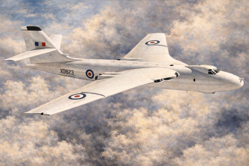Vickers Valliant in the sky