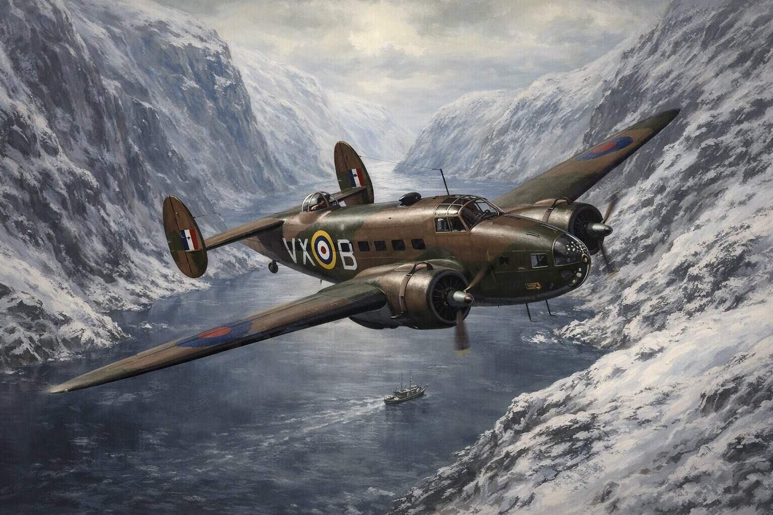 A Coastal Command Hudson Locates the Altmark