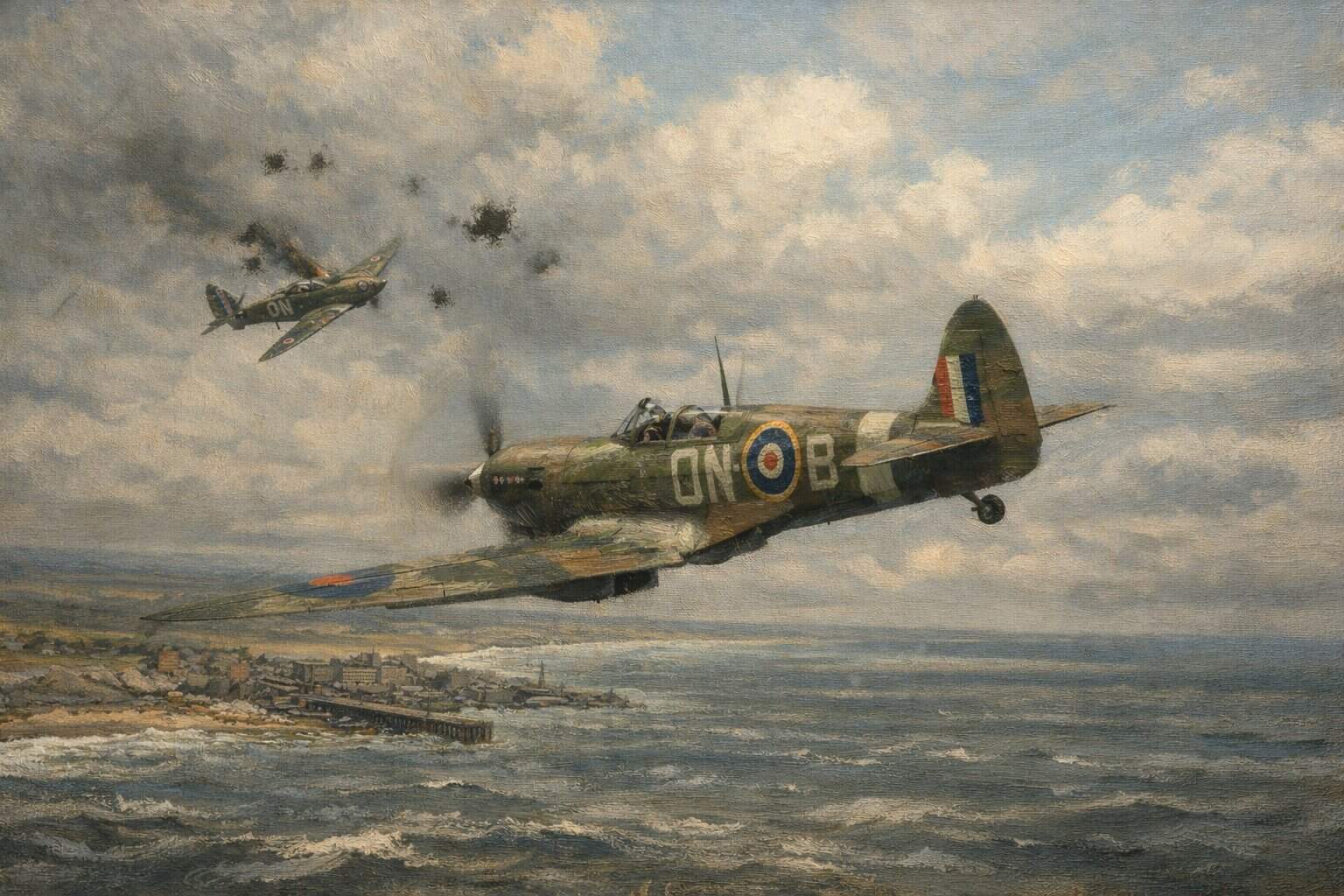 Mission to Bomb Dunkirk Abandoned Due to Heavy Opposition