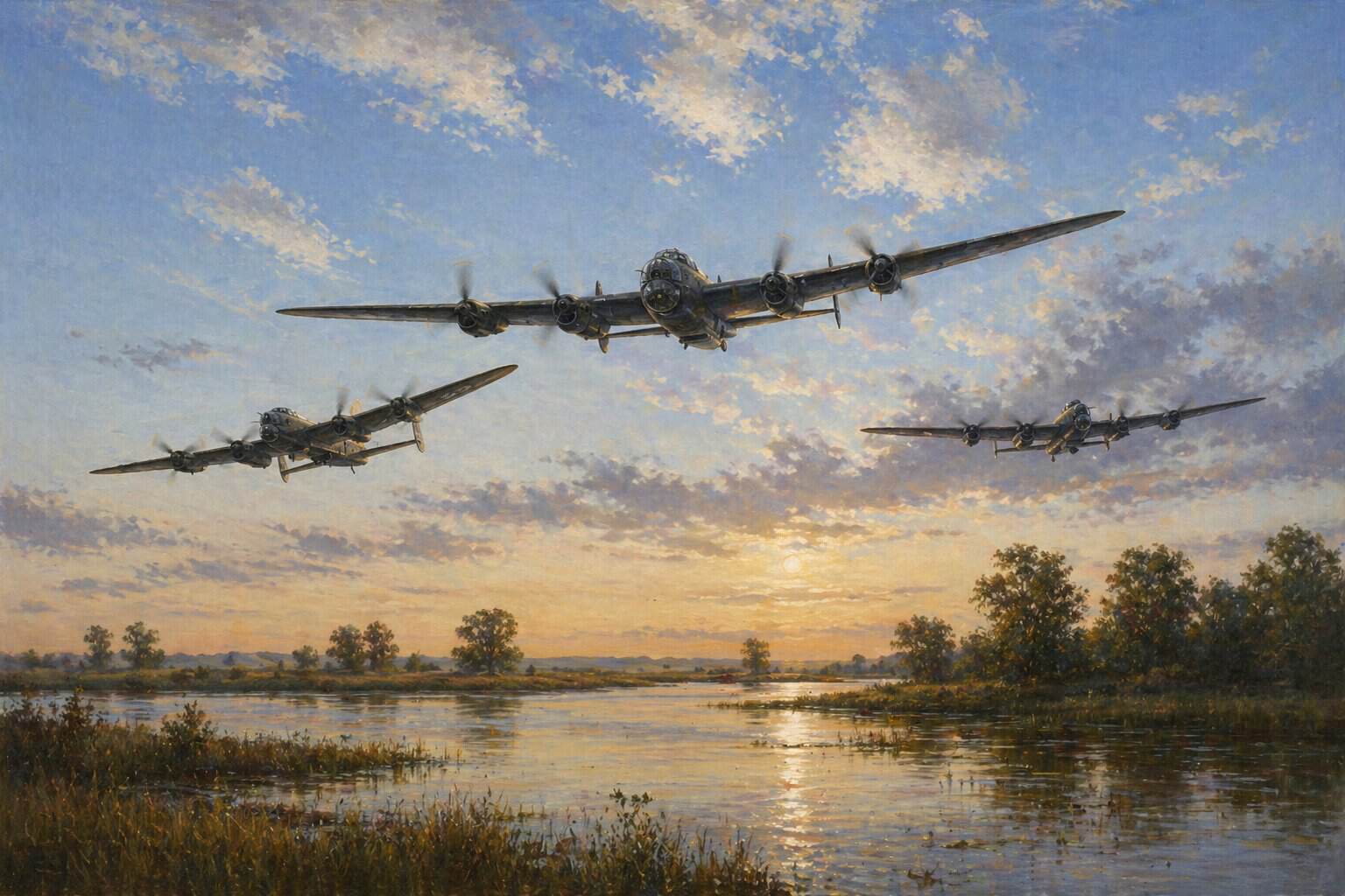 617 Squadron Launches the Dams Raid with Upkeep Mines