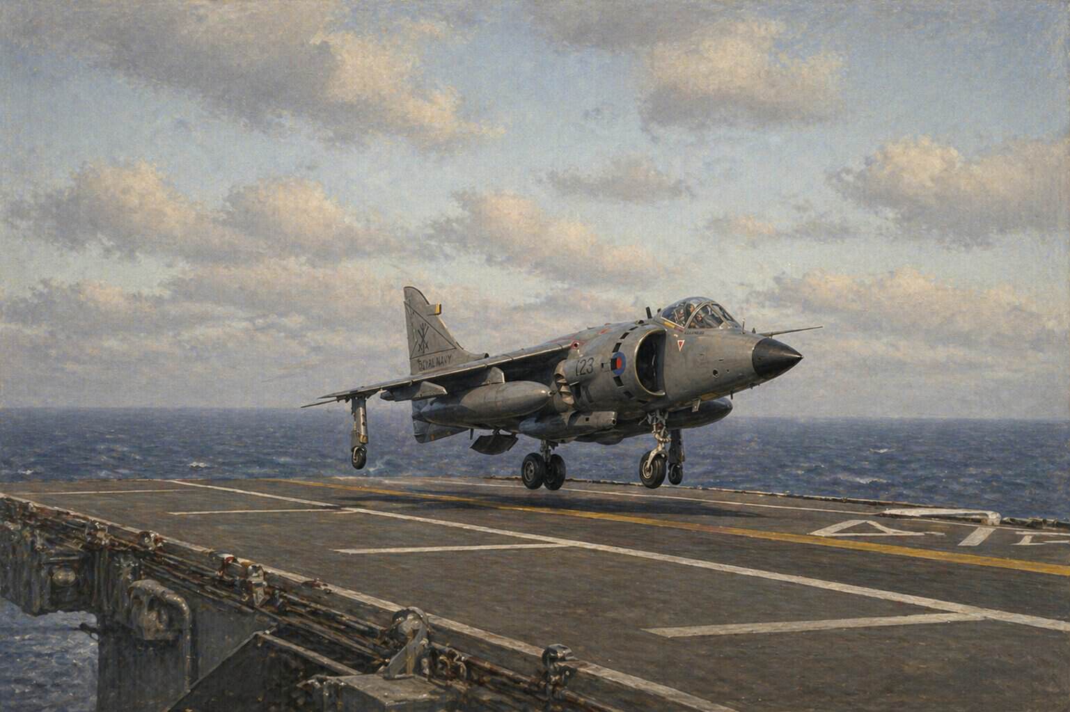 Atlantic Conveyor Reinforces British Air Power in Falklands