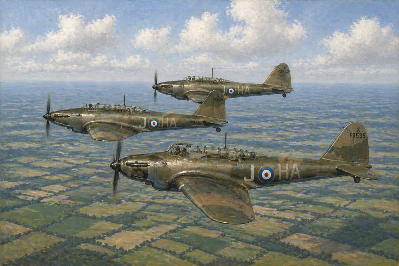 Heavy Losses over Sedan Expose RAF Vulnerability in 1940