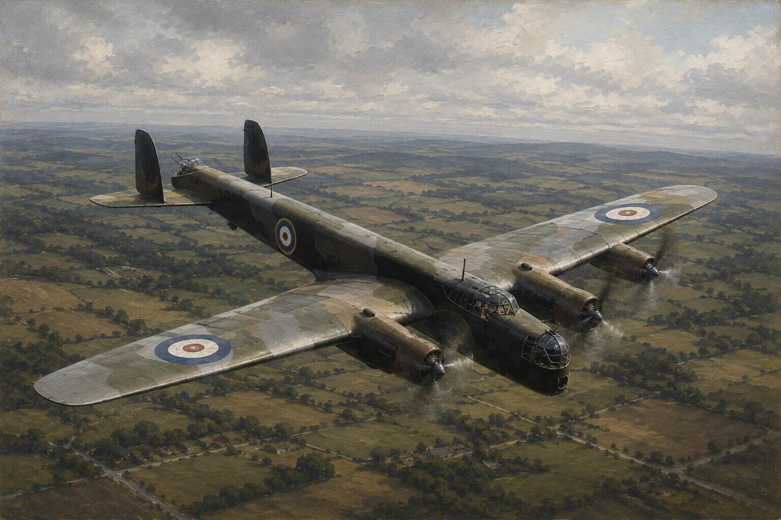 Bomber Command Attack on Turin and Milan in Northern Italy