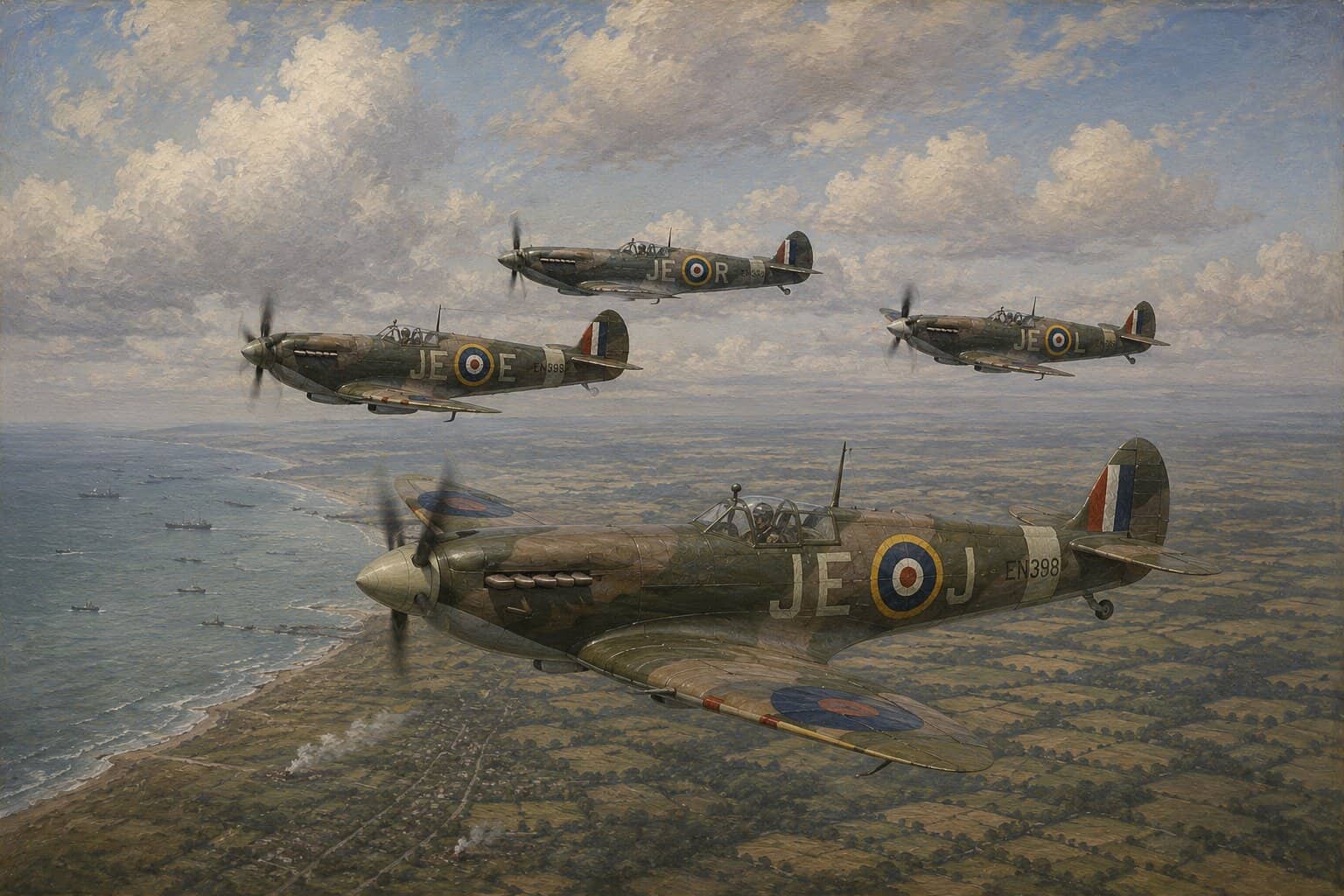 Dieppe Air Battle and RAF Air Cover During the Raid