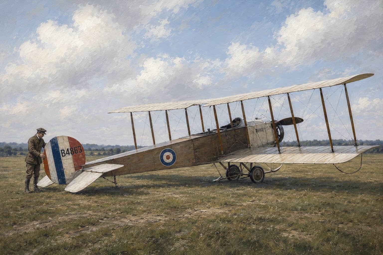 Hugh Trenchard Joins the Central Flying School, 1912