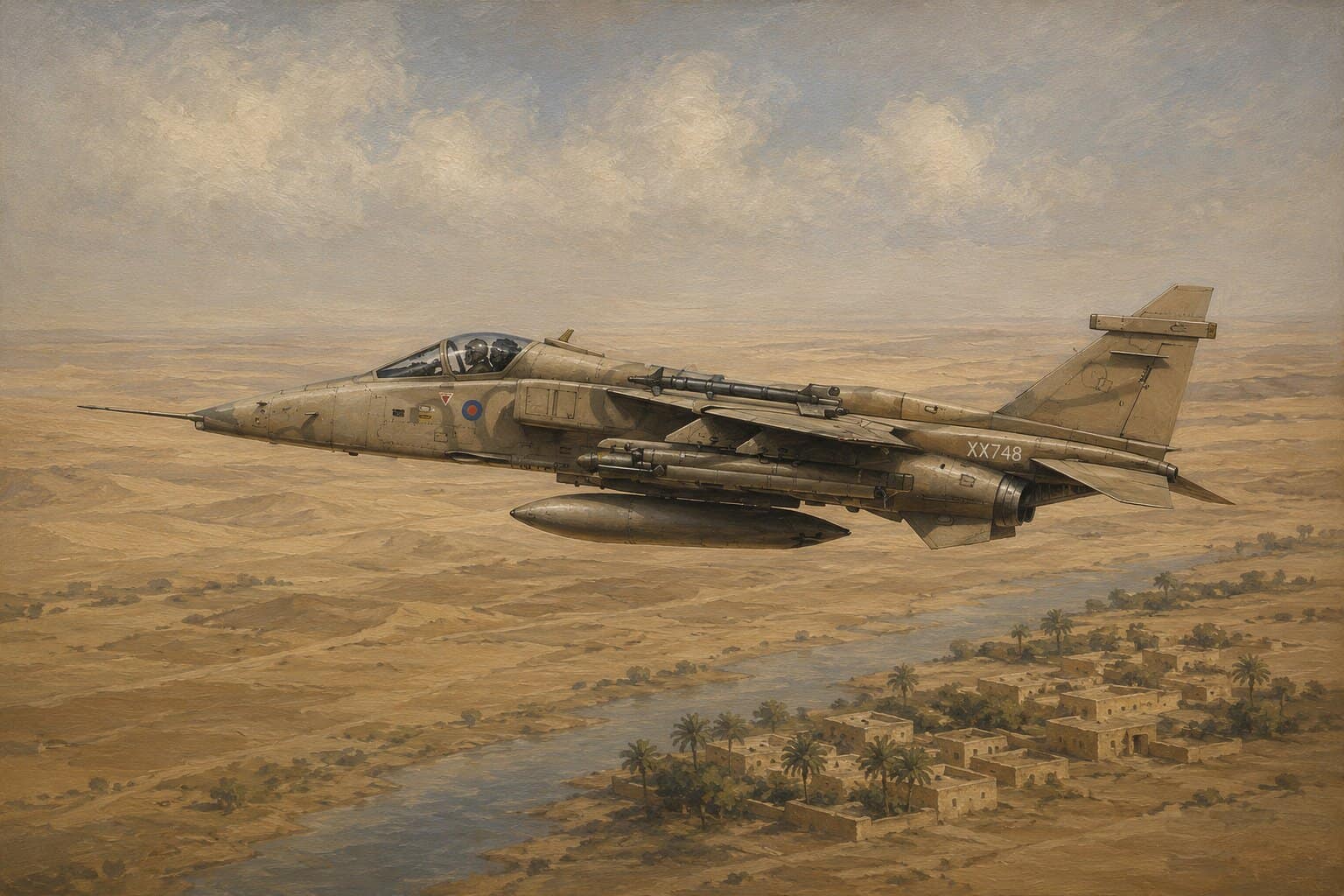 Jaguar GR1As Depart for the Gulf in Operation Granby