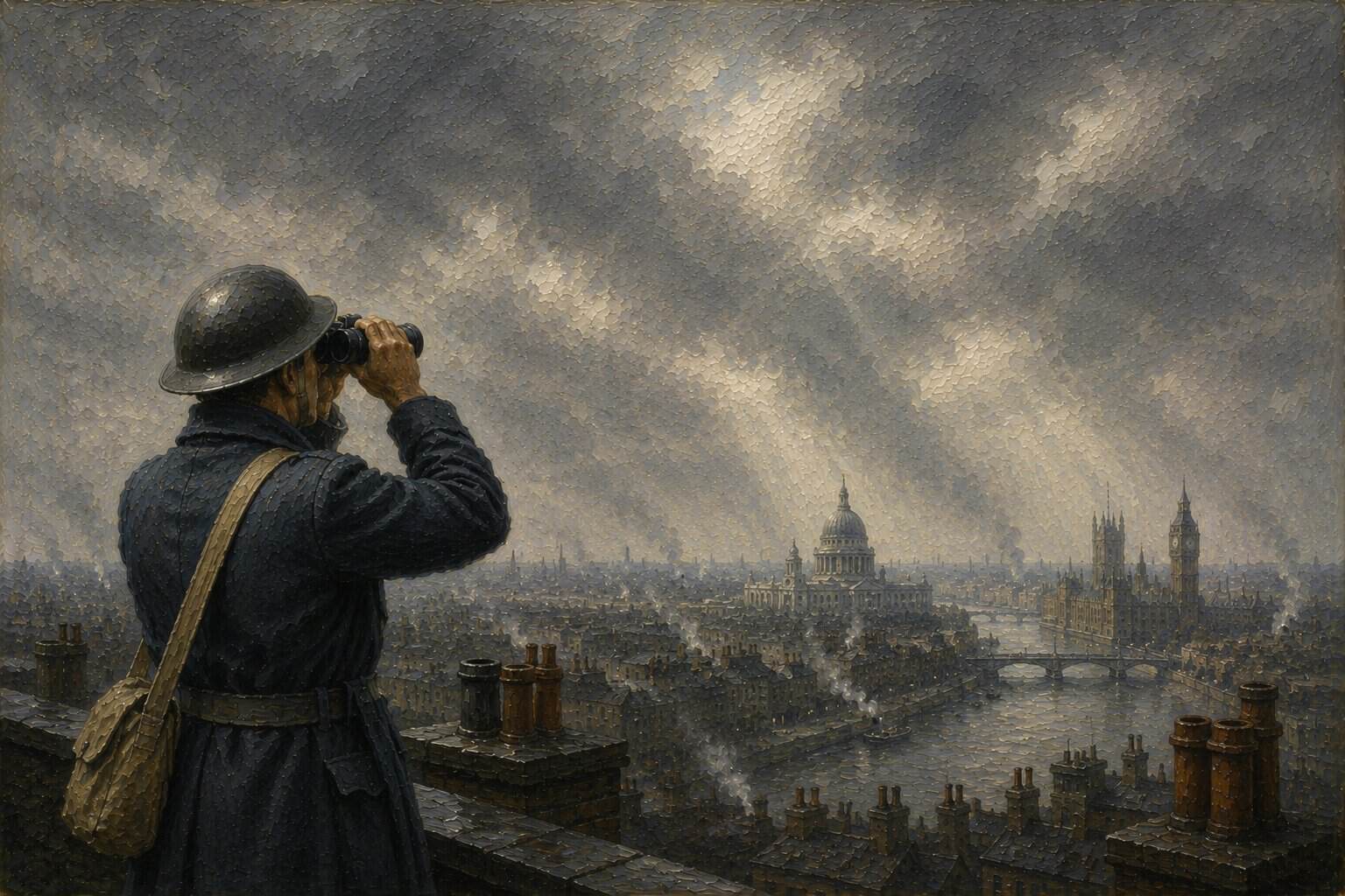 First London Air-Raid Alarm Sounds on Britain’s First Day of War