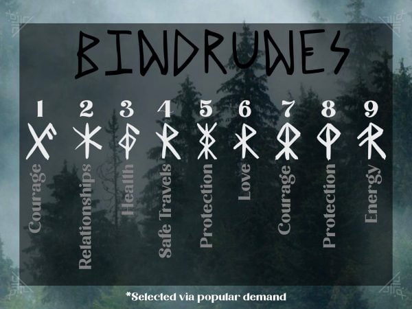 Rune Pendant - Bar Necklace - Custom Runes - Image 3