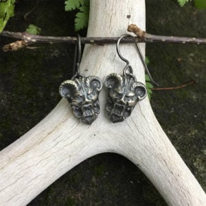 krampus earrings